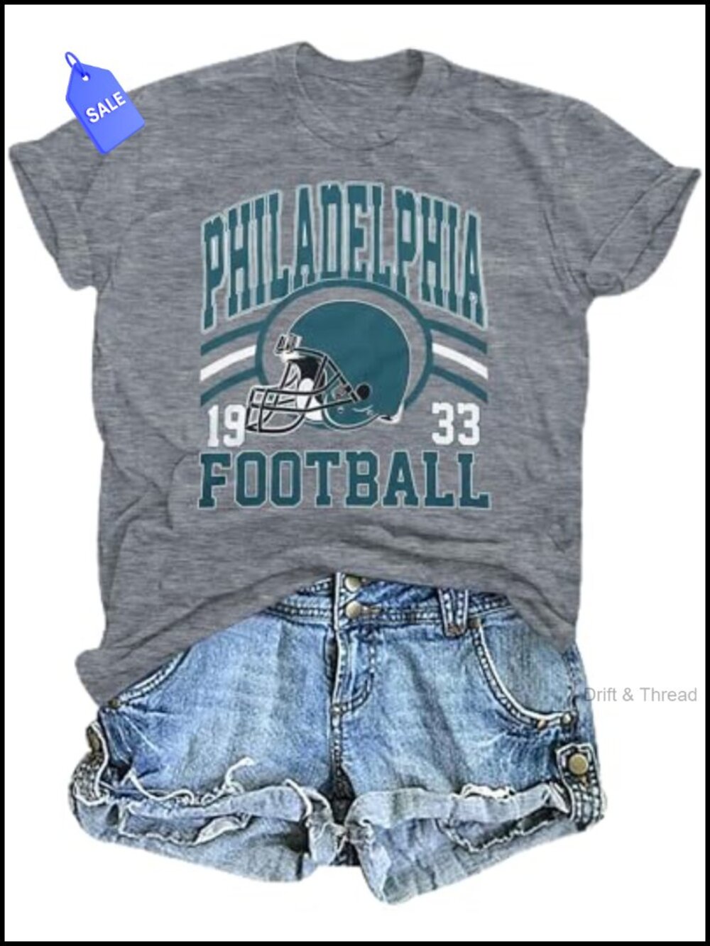 Football Shirt Women Game Day Short Sleeve Tee Crew Neck Casual Top